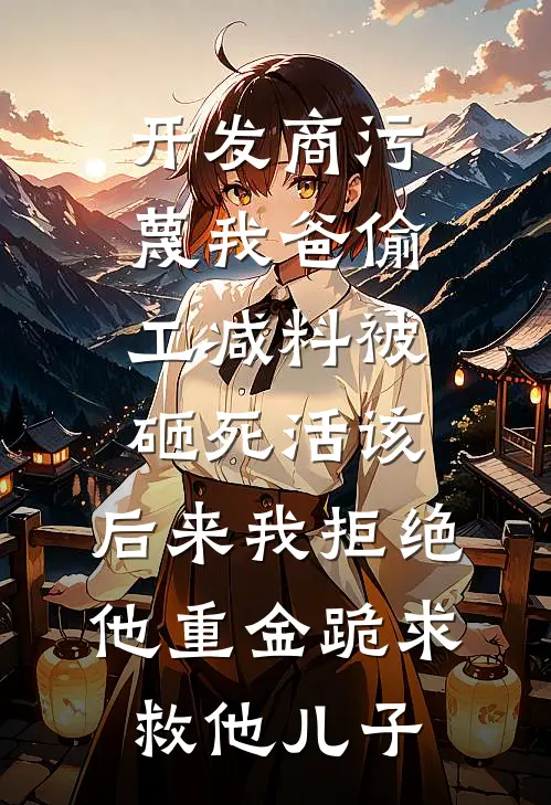开发商污蔑我爸偷工减料被砸死活该，后来我拒绝他重金跪求救他儿子