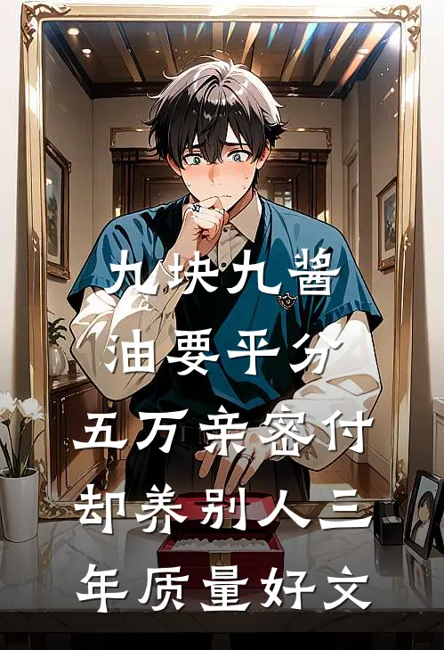 九块九酱油要平分，五万亲密付却养别人三年质量好文