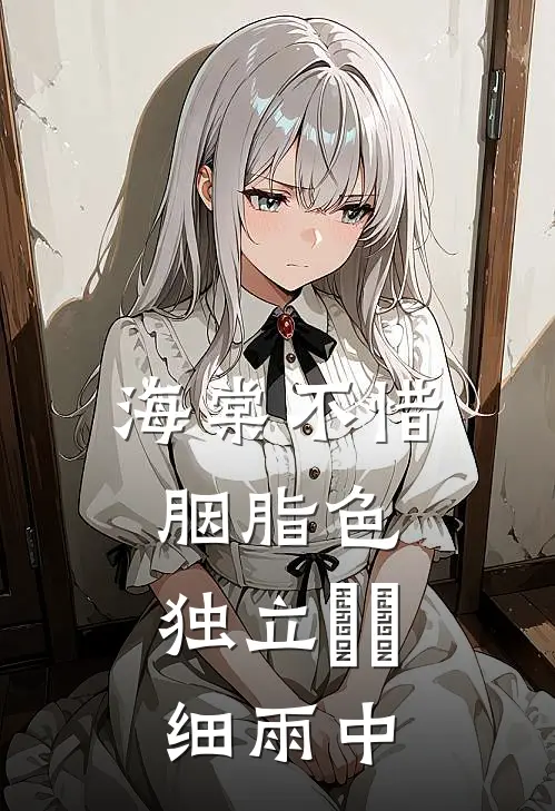 海棠不惜胭脂色,独立濛濛细雨中