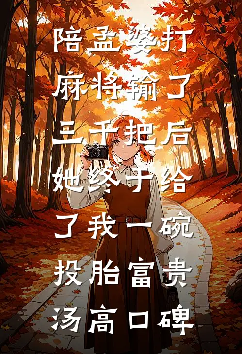 陪孟婆打麻将输了三千把后，她终于给了我一碗投胎富贵汤高口碑