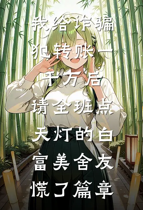 我给诈骗犯转账一千万后，请全班点天灯的白富美舍友慌了篇章