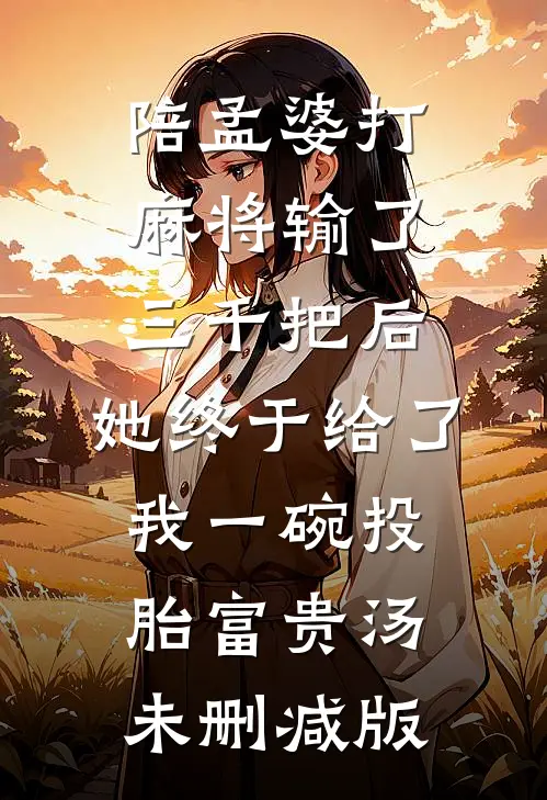 陪孟婆打麻将输了三千把后，她终于给了我一碗投胎富贵汤未删减版