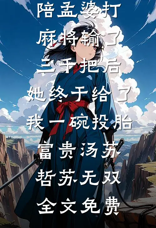 陪孟婆打麻将输了三千把后，她终于给了我一碗投胎富贵汤苏哲苏无双全文免费