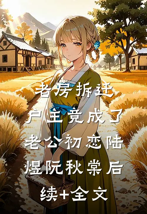 老房拆迁，户主竟成了老公初恋陆煜阮秋棠后续+全文