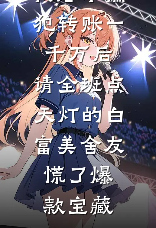 我给诈骗犯转账一千万后，请全班点天灯的白富美舍友慌了爆款宝藏