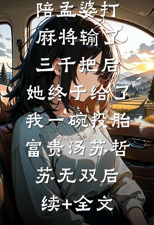 陪孟婆打麻将输了三千把后，她终于给了我一碗投胎富贵汤苏哲苏无双后续+全文