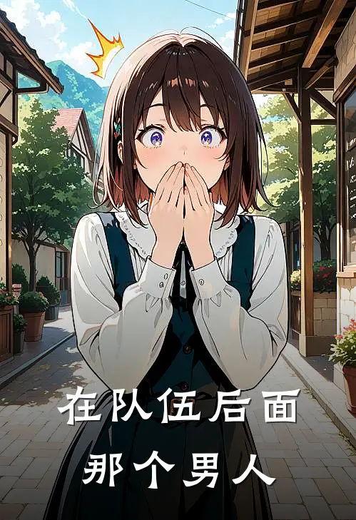 在队伍后面那个男人