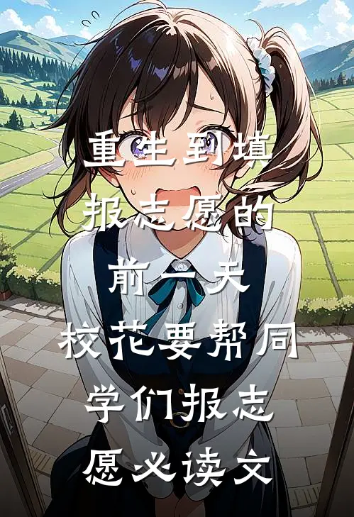 重生到填报志愿的前一天，校花要帮同学们报志愿必读文
