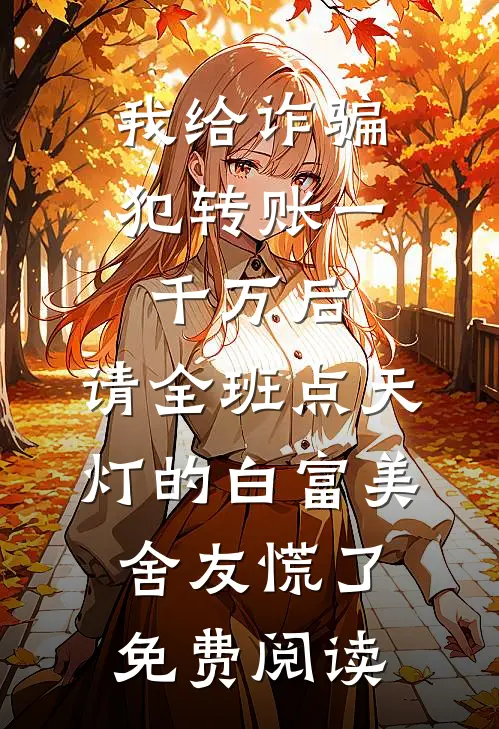 我给诈骗犯转账一千万后，请全班点天灯的白富美舍友慌了免费阅读