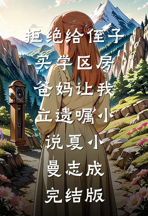 拒绝给侄子买学区房，爸妈让我立遗嘱小说夏小曼志成完结版
