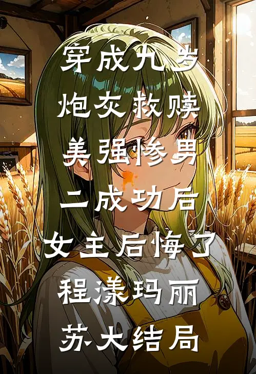 穿成九岁炮灰救赎美强惨男二成功后，女主后悔了程漾玛丽苏大结局
