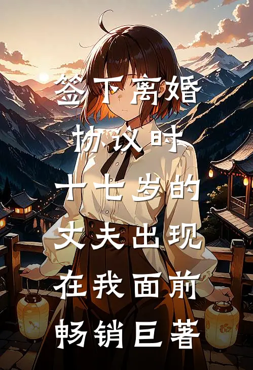 签下离婚协议时，十七岁的丈夫出现在我面前畅销巨著