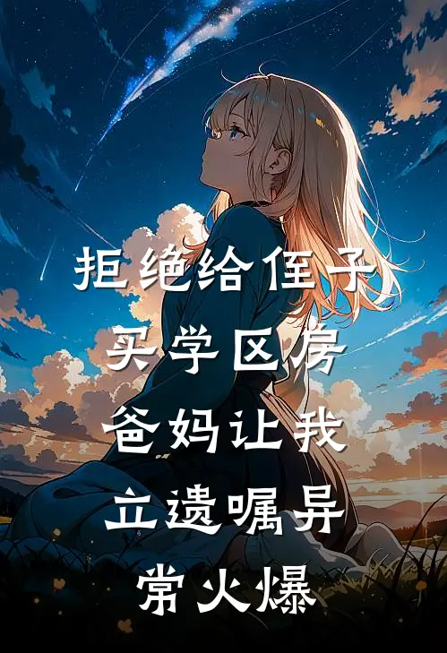 拒绝给侄子买学区房，爸妈让我立遗嘱异常火爆
