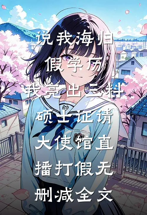 说我海归假学历，我亮出三料硕士证请大使馆直播打假无删减全文