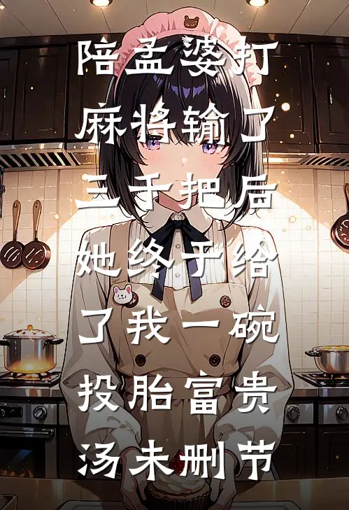 陪孟婆打麻将输了三千把后，她终于给了我一碗投胎富贵汤未删节