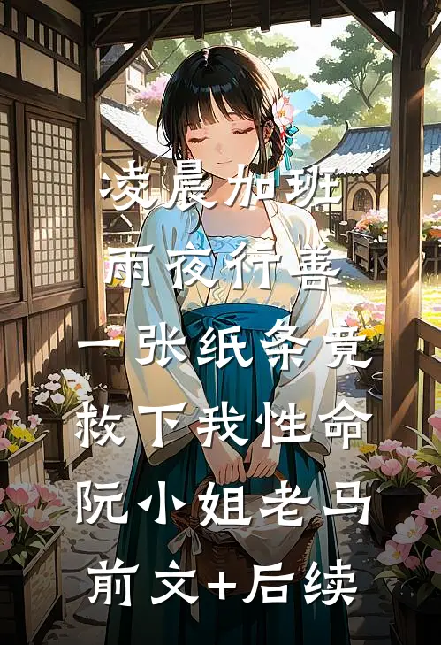 凌晨加班雨夜行善，一张纸条竟救下我性命阮小姐老马前文+后续