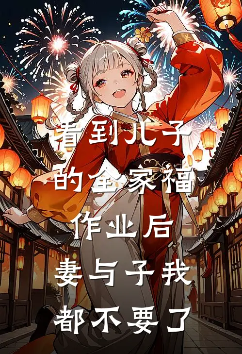 看到儿子的全家福作业后，妻与子我都不要了