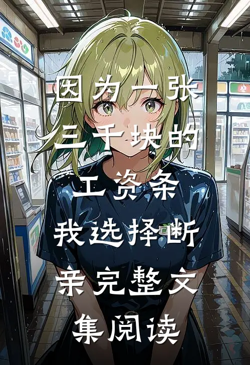 因为一张三千块的工资条，我选择断亲完整文集阅读