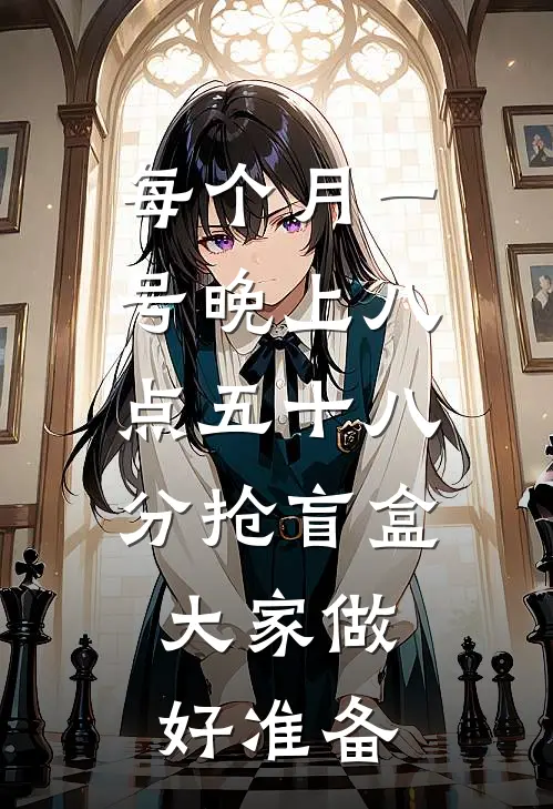 每个月一号晚上八点五十八分抢盲盒,大家做好准备