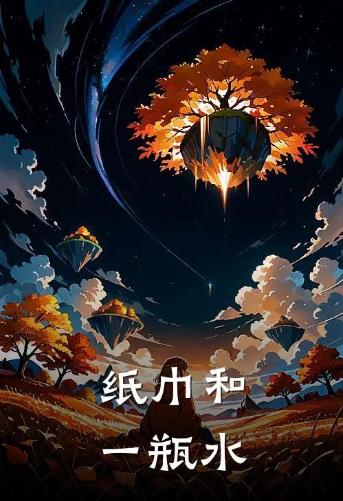 纸巾和一瓶水