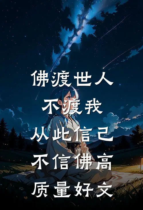 佛渡世人不渡我，从此信己不信佛高质量好文