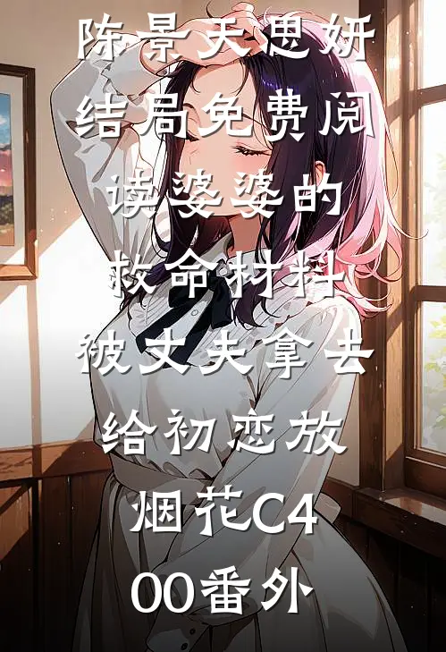 陈景天思妍结局免费阅读婆婆的救命材料，被丈夫拿去给初恋放烟花C400番外