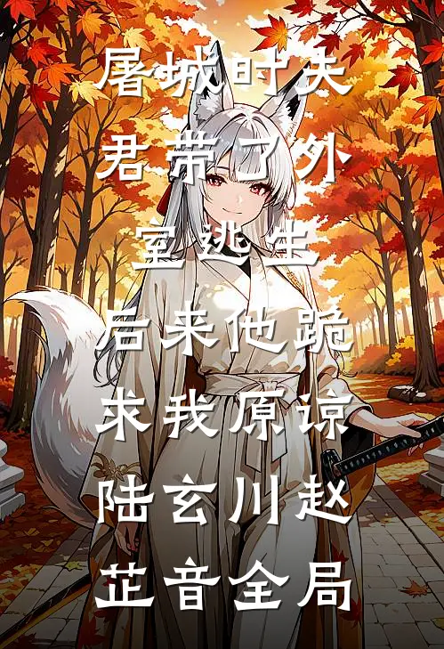 屠城时夫君带了外室逃生，后来他跪求我原谅陆玄川赵芷音全局
