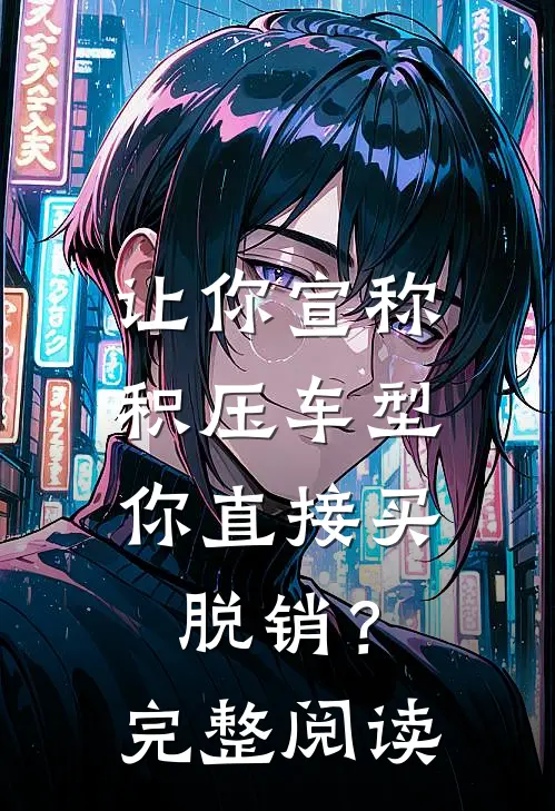 让你宣称积压车型，你直接买脱销？完整阅读