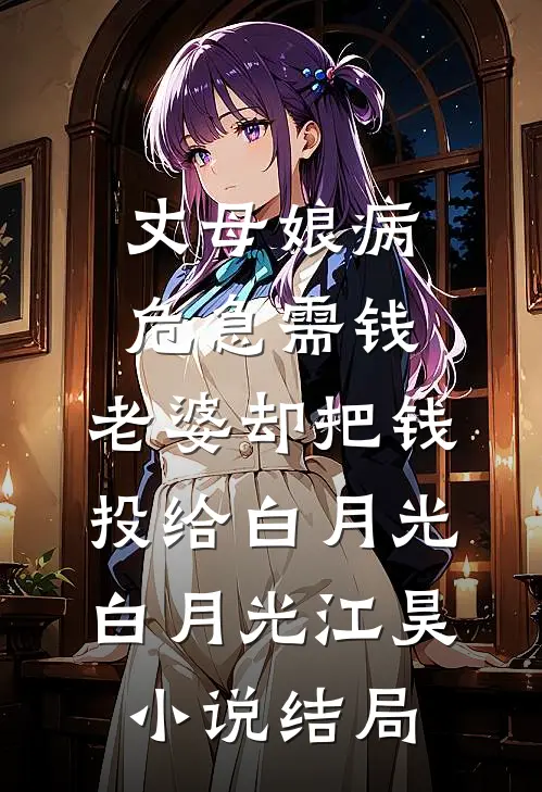 丈母娘病危急需钱，老婆却把钱投给白月光白月光江昊小说结局
