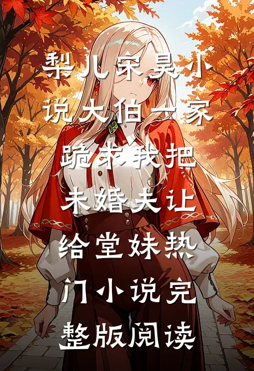 梨儿宋昊小说大伯一家跪求我把未婚夫让给堂妹热门小说完整版阅读