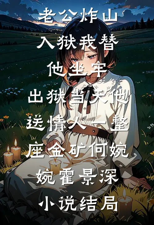 老公炸山入狱我替他坐牢，出狱当天他送情人一整座金矿何婉婉霍景深小说结局