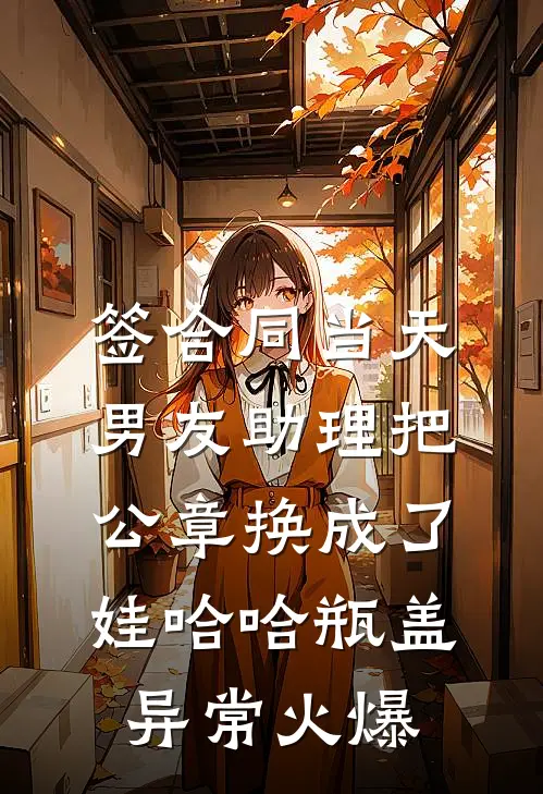 签合同当天，男友助理把公章换成了娃哈哈瓶盖异常火爆