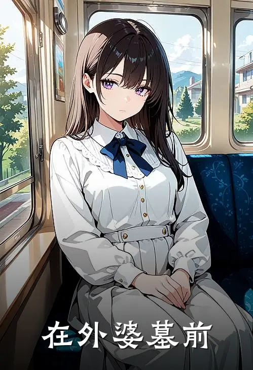 在外婆墓前