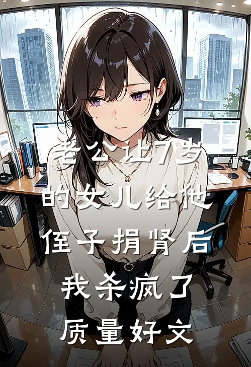 老公让7岁的女儿给他侄子捐肾后，我杀疯了质量好文