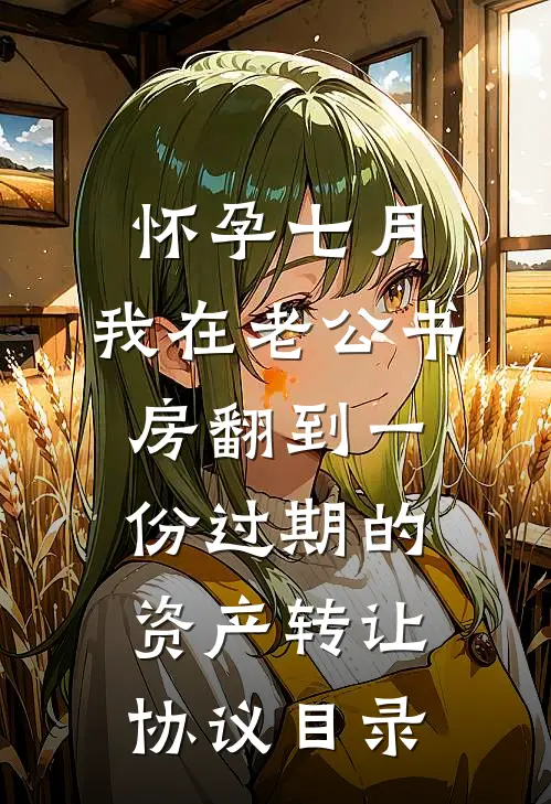 怀孕七月，我在老公书房翻到一份过期的资产转让协议目录