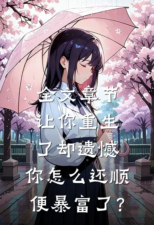 全文章节让你重生了却遗憾，你怎么还顺便暴富了？