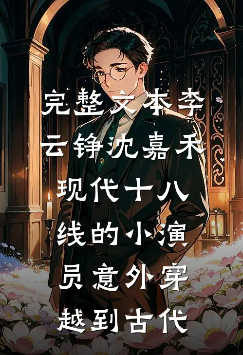 完整文本李云铮沈嘉禾现代十八线的小演员意外穿越到古代