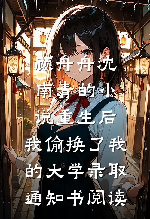 顾舟舟沈南青的小说重生后，我偷换了我的大学录取通知书阅读