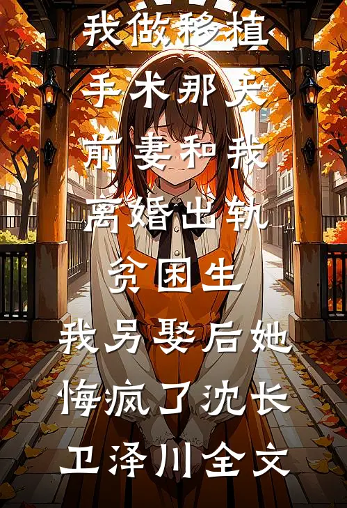我做移植手术那天，前妻和我离婚出轨贫困生，我另娶后她悔疯了沈长卫泽川全文