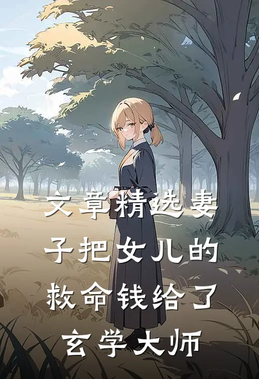 文章精选妻子把女儿的救命钱给了玄学大师