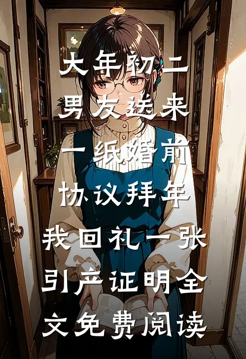 大年初二男友送来一纸婚前协议拜年，我回礼一张引产证明全文免费阅读