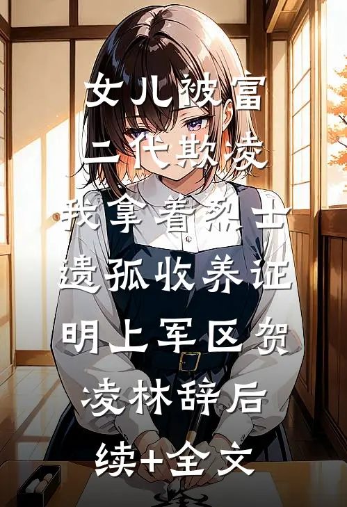 女儿被富二代欺凌，我拿着烈士遗孤收养证明上军区贺凌林辞后续+全文