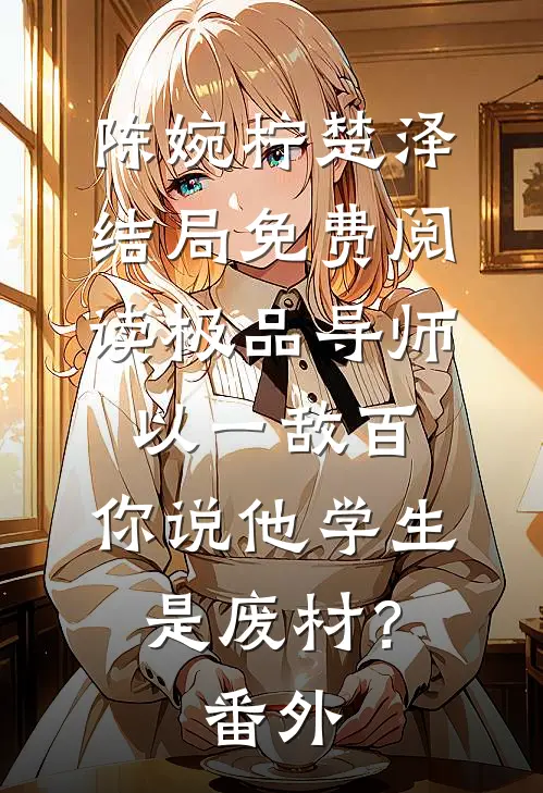陈婉柠楚泽结局免费阅读极品导师：以一敌百，你说他学生是废材？番外