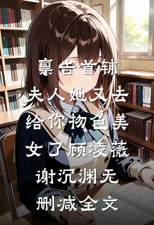 禀告首辅，夫人她又去给你物色美女了顾凌薇谢沉渊无删减全文