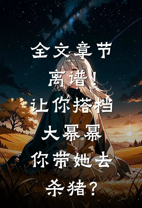 全文章节离谱！让你搭档大幂幂，你带她去杀猪？