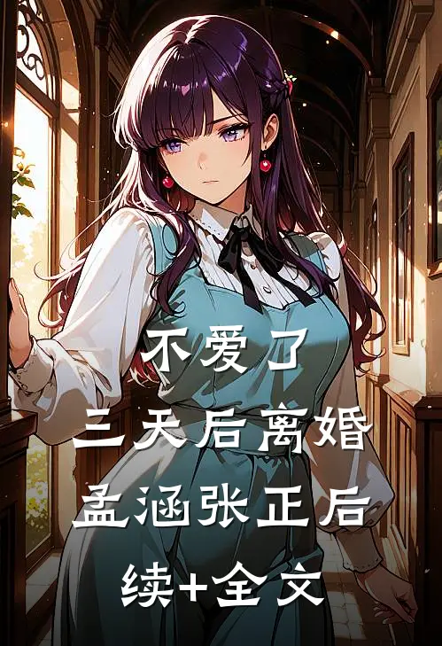 不爱了，三天后离婚孟涵张正后续+全文