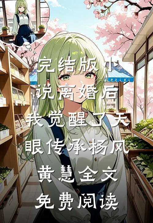 完结版小说离婚后，我觉醒了天眼传承杨风黄慧全文免费阅读