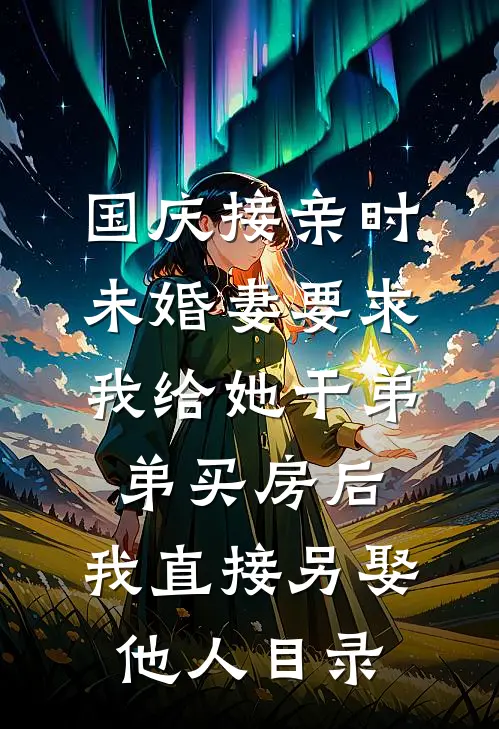 国庆接亲时，未婚妻要求我给她干弟弟买房后，我直接另娶他人目录