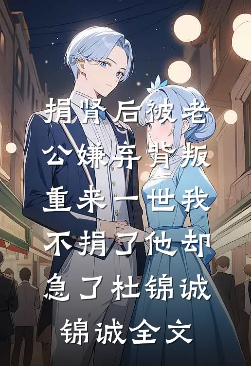 捐肾后被老公嫌弃背叛，重来一世我不捐了他却急了杜锦诚锦诚全文