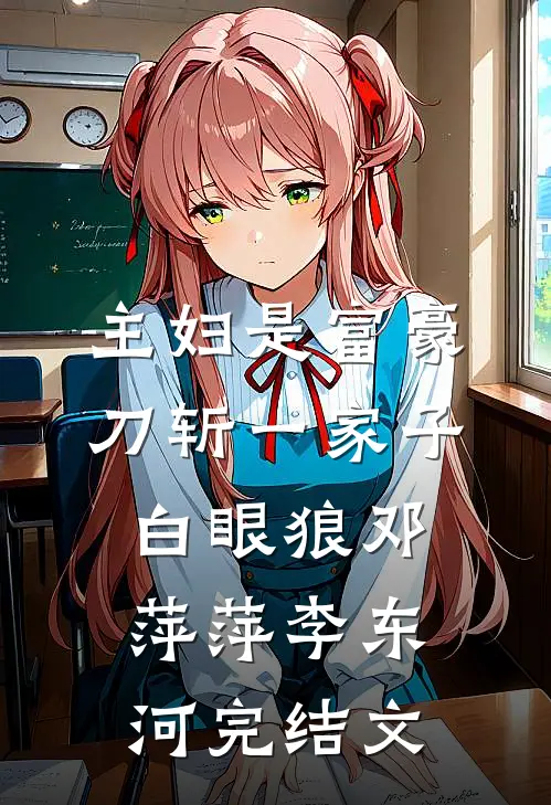 主妇是富豪，刀斩一家子白眼狼邓萍萍李东河完结文